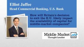 How is Brexit Impacting the Avialability of Capital, Elliot Jaffee, Head Commercial Banking, US Bank