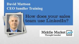 David Mattson, CEO, Sandler Training 